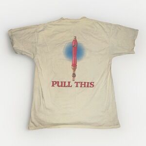 Oneita "Geary's Pale Ale - Pull This" Single Stitch T-Shirt‎ Size XL Vintage USA